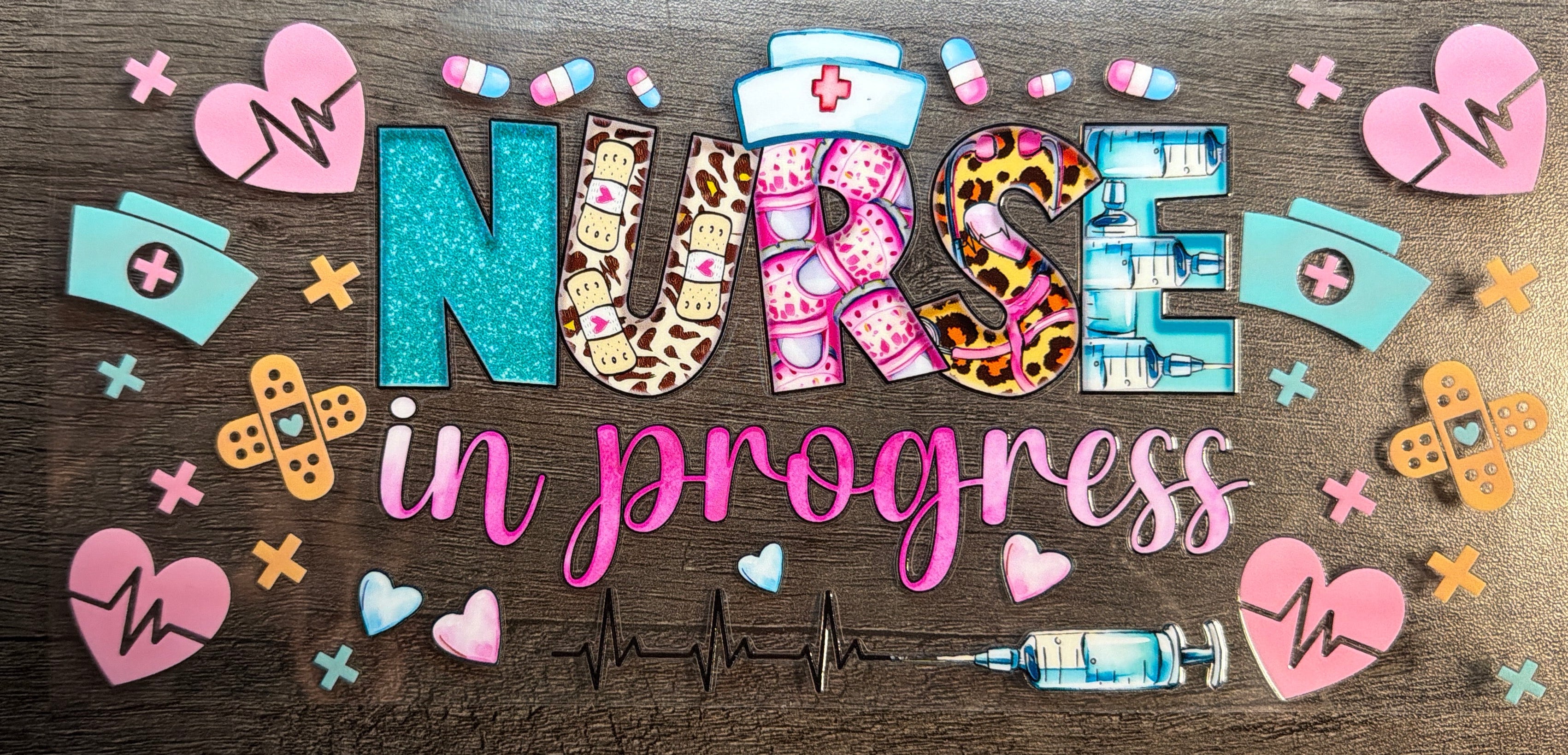 Nurse in Progress Double Sided UVDTF