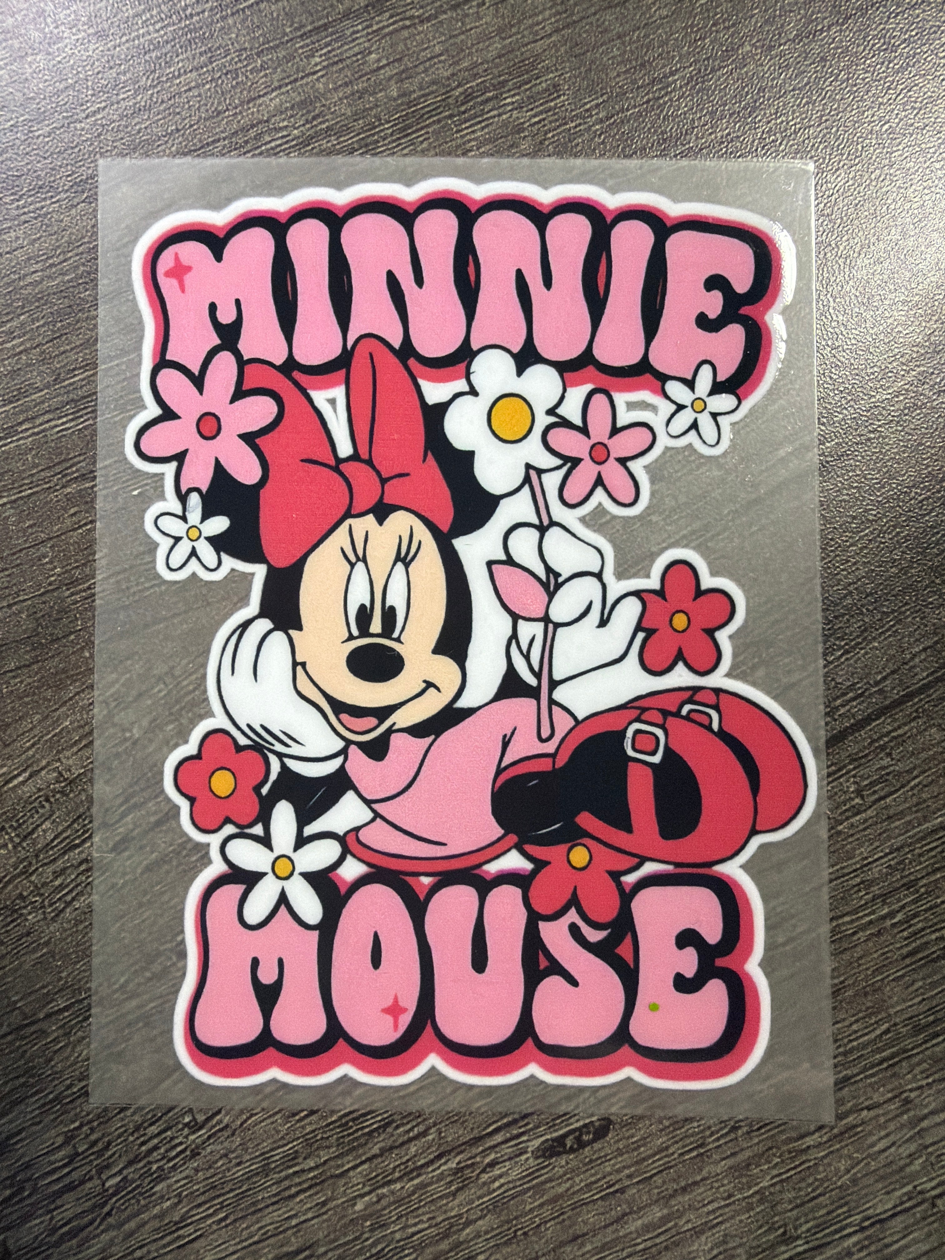 Minnie Mouse Glow in The Dark UVDTF