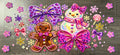 Cheetah Bow Snowman Ginger-man