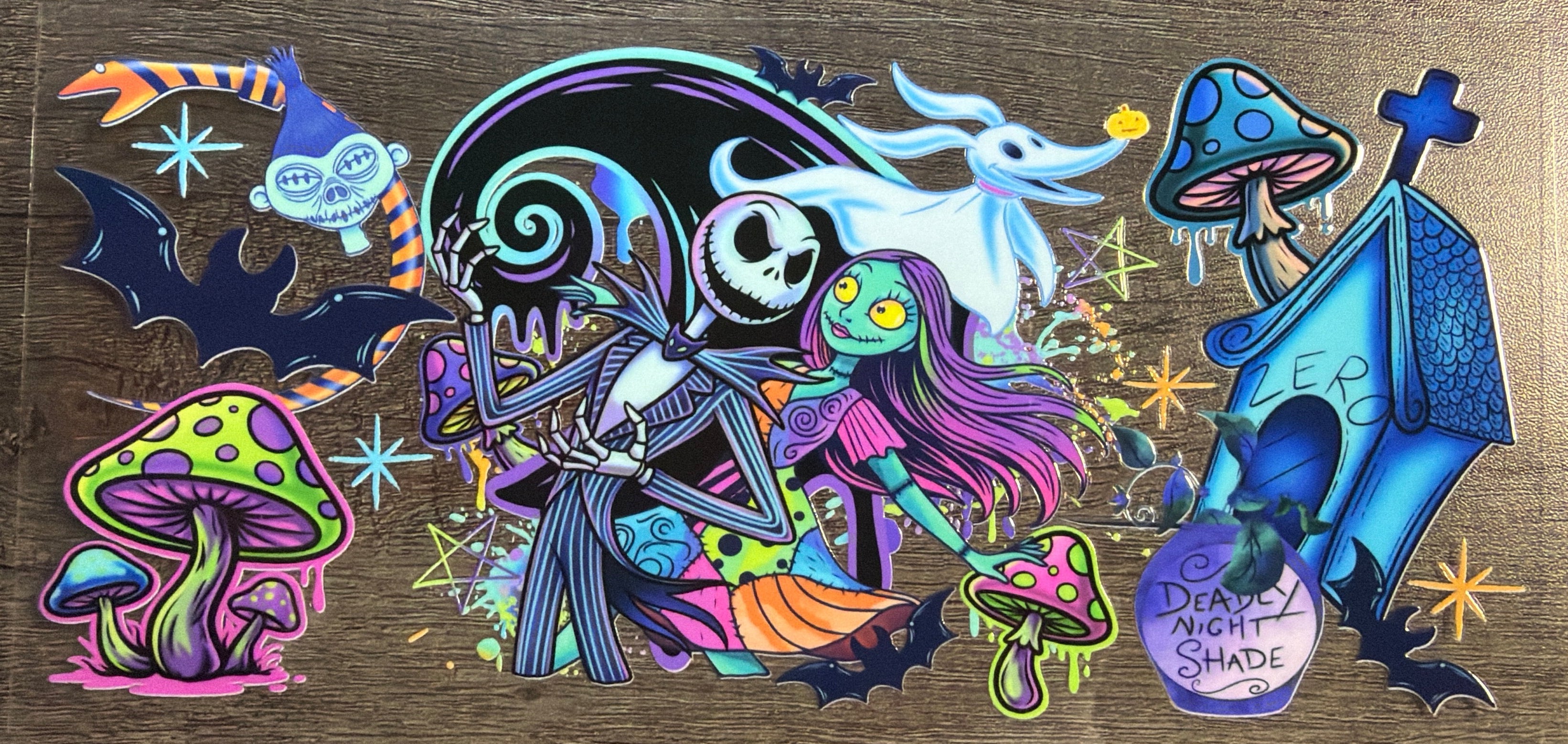 Neon Jack and Sally UVDTF