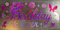 Birthday Queen holographic UVDTF