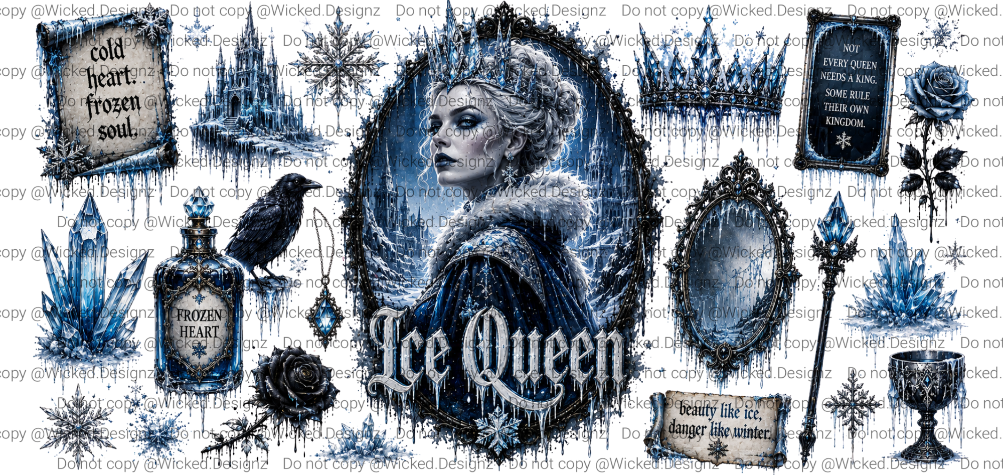 Ice Queen Villain UVDTF