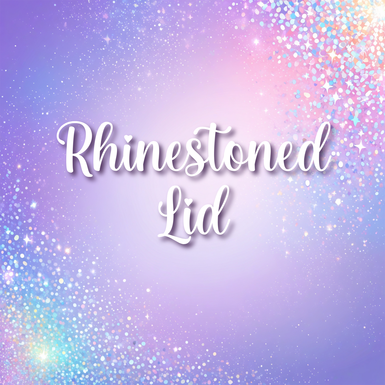 Rhinestone lids for 16oz and 20oz