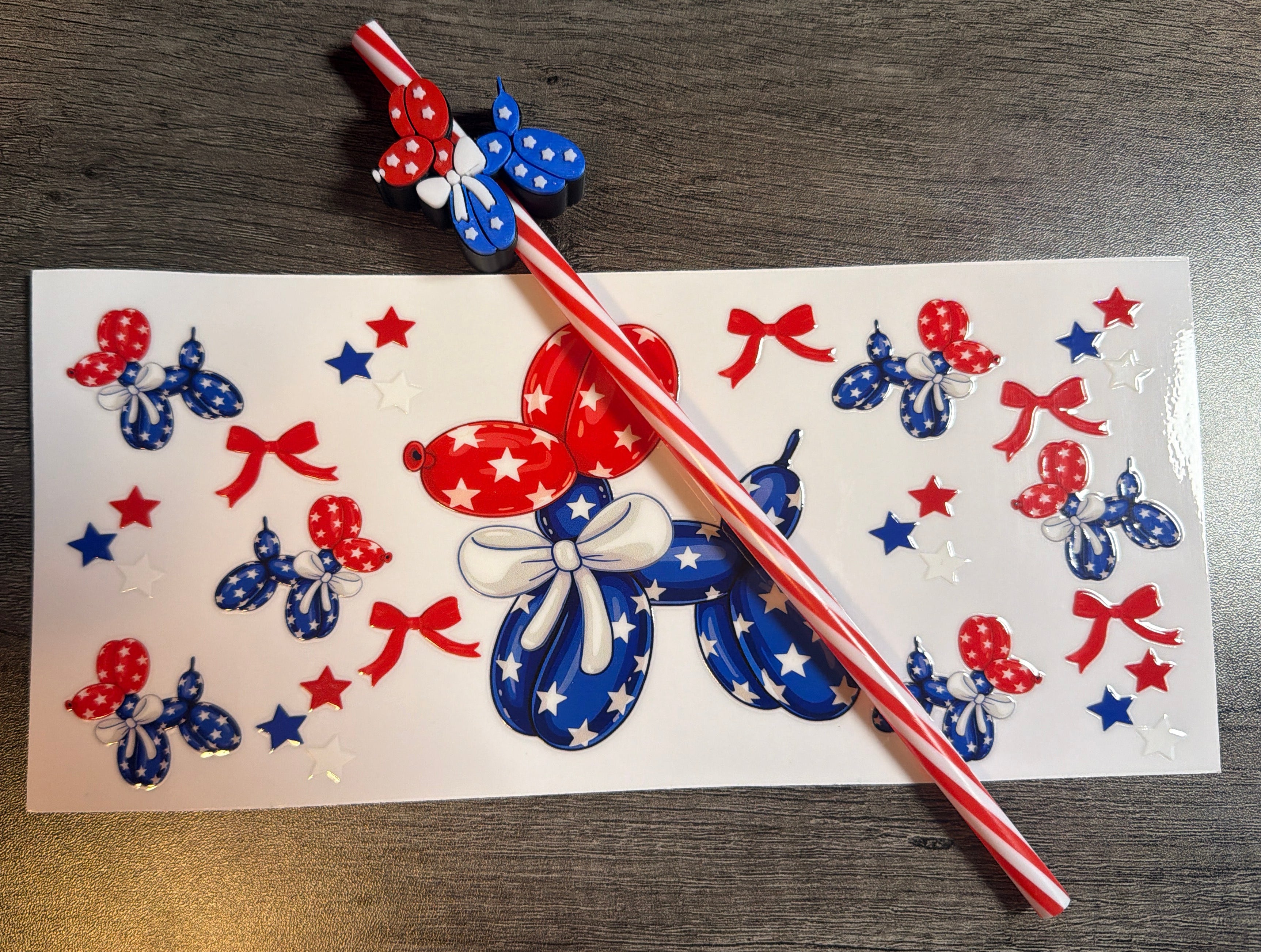 Patriotic Ballon Dogs Set￼