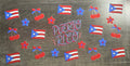 Puerto Rico Flag with Cherries UVDTF