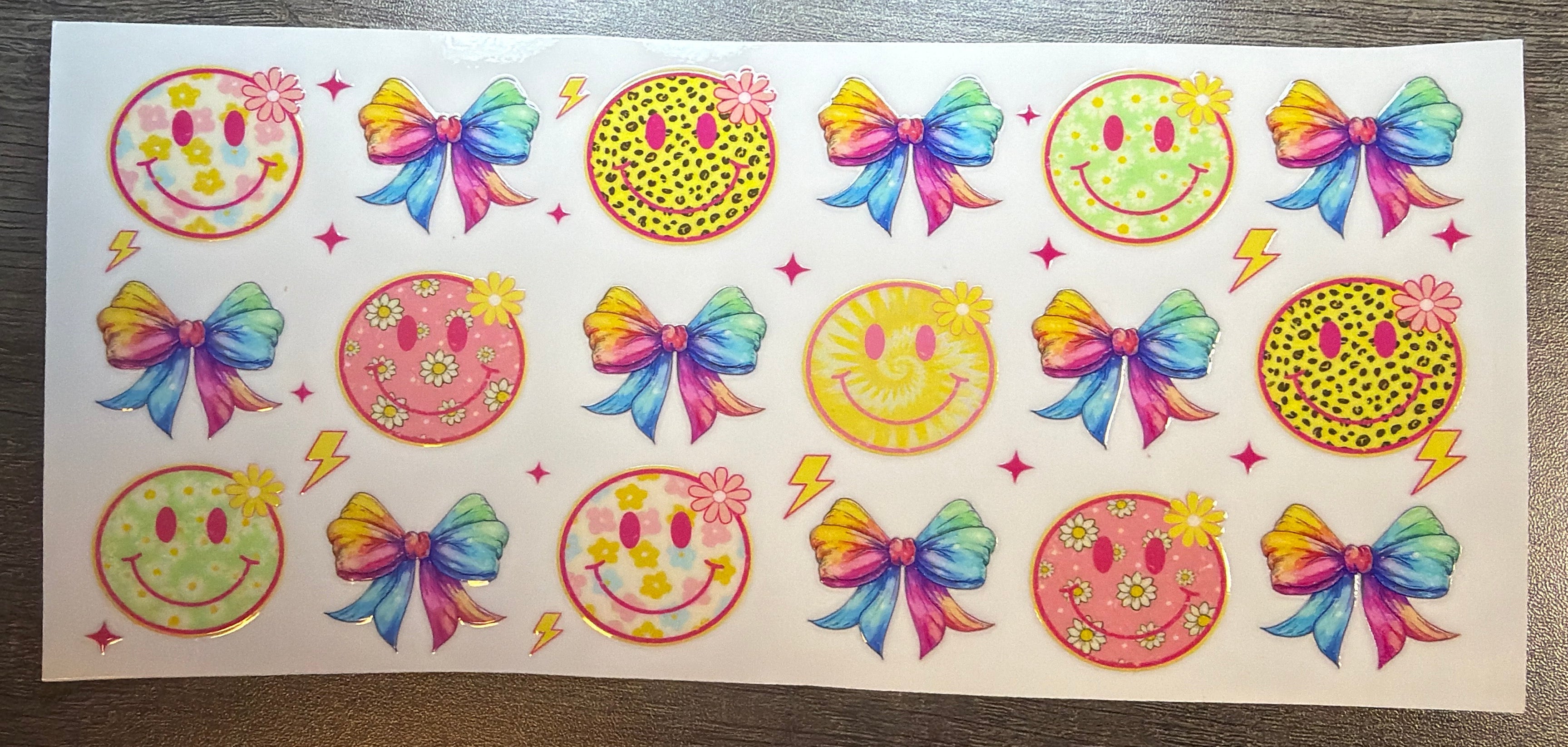 Smiles & Bows UVDTF