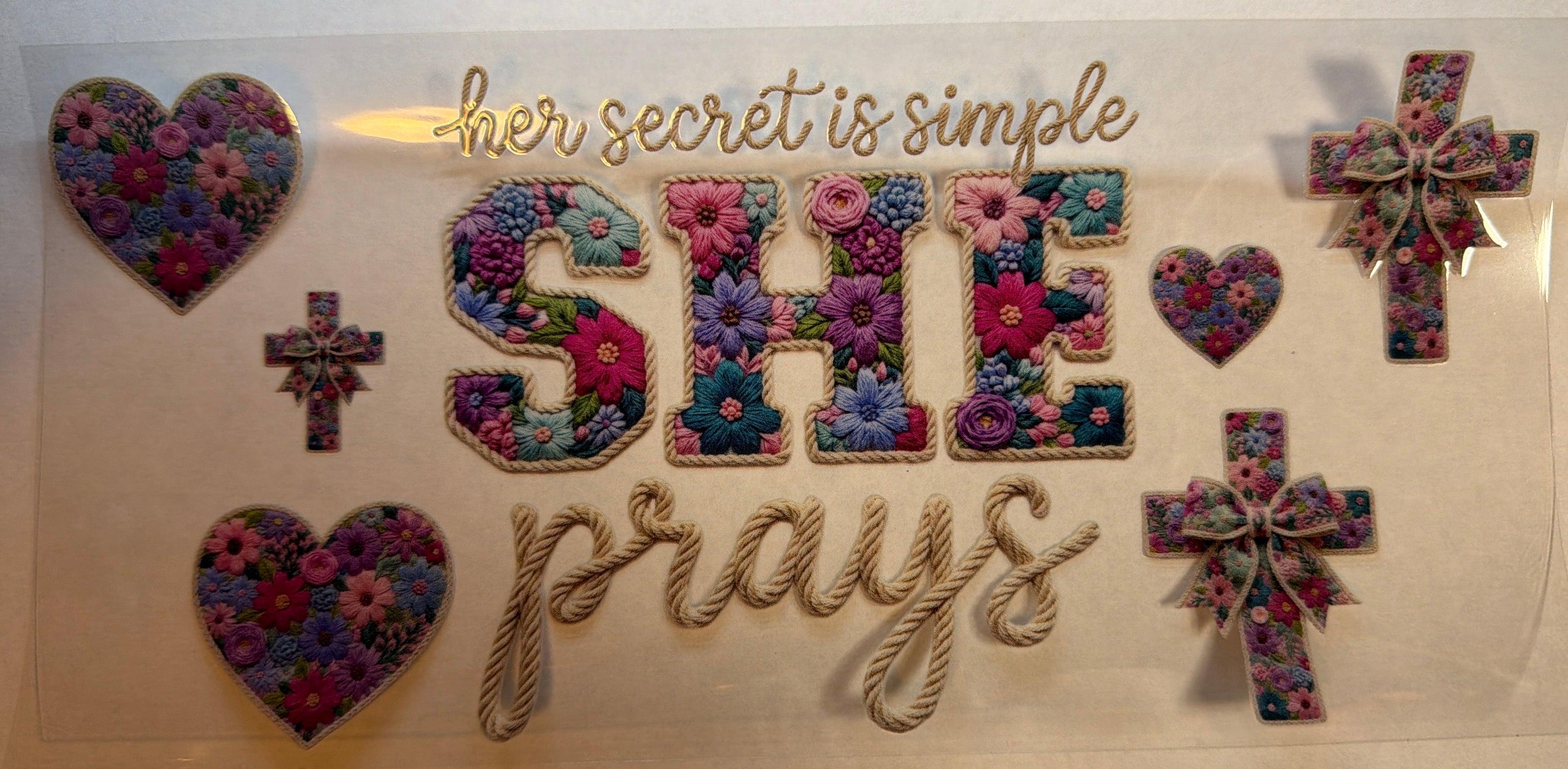 She Prays UVDTF
