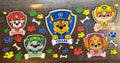 Chase and Friends Paw UVDTF