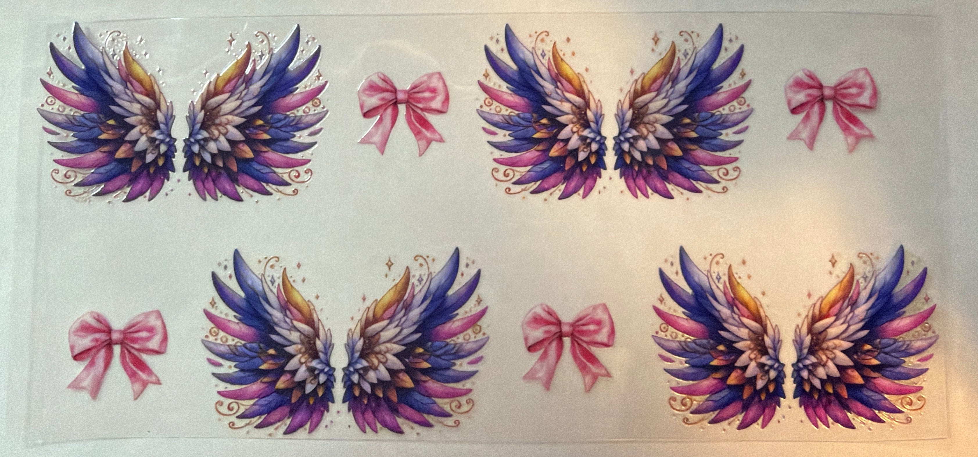 Multi Color Small Angel Wings