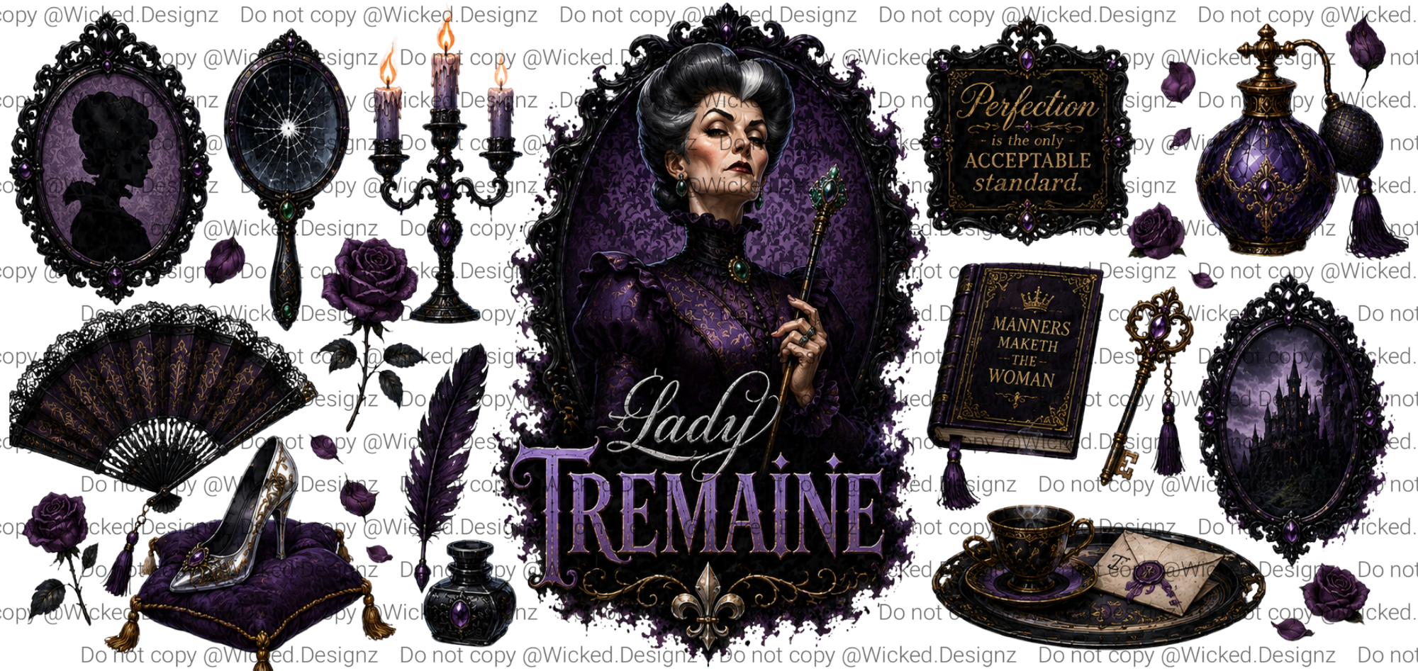 Lady Tremaine Villain UVDTF