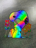Holographic Snoopy UVDTF