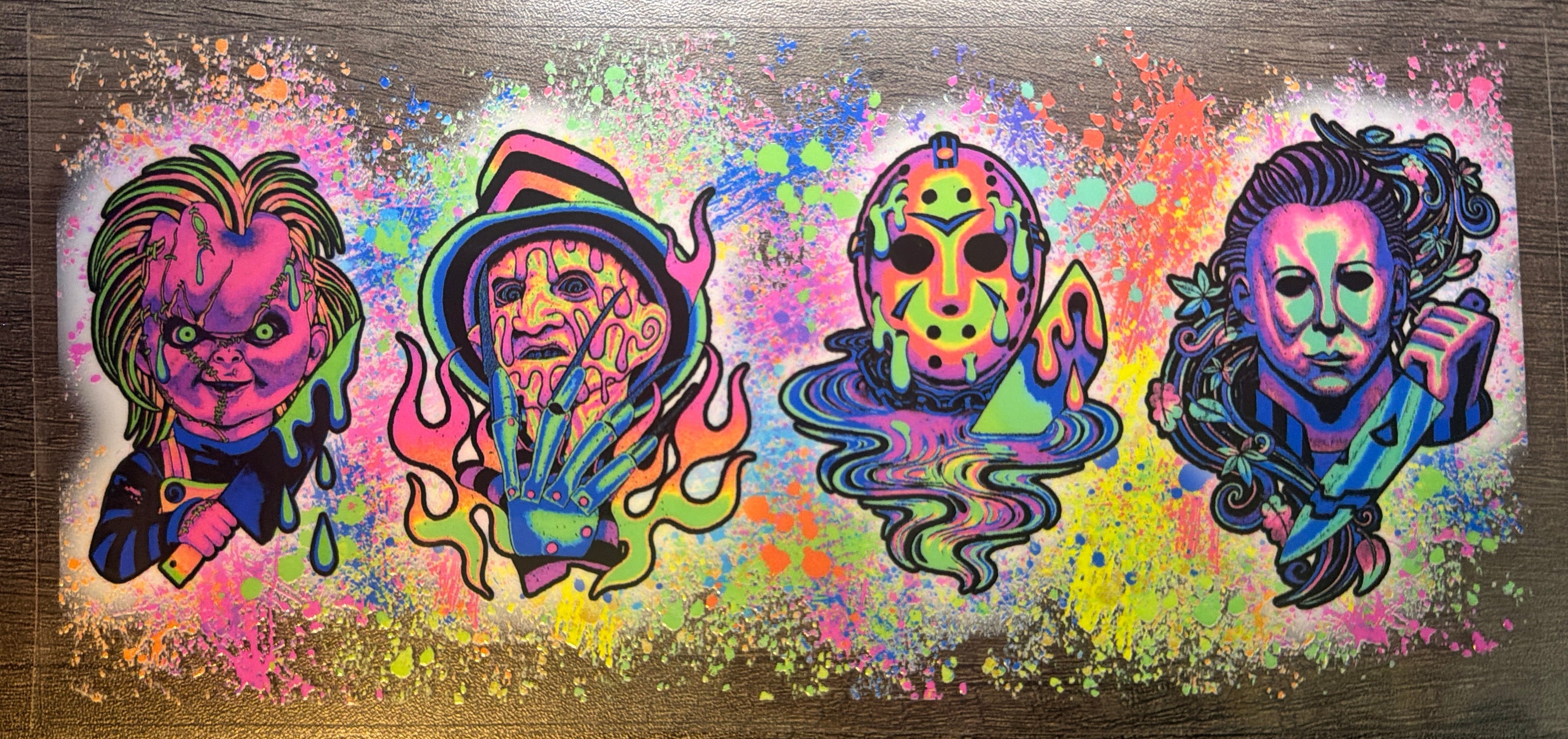 Neon Spooky Boys UVDTF
