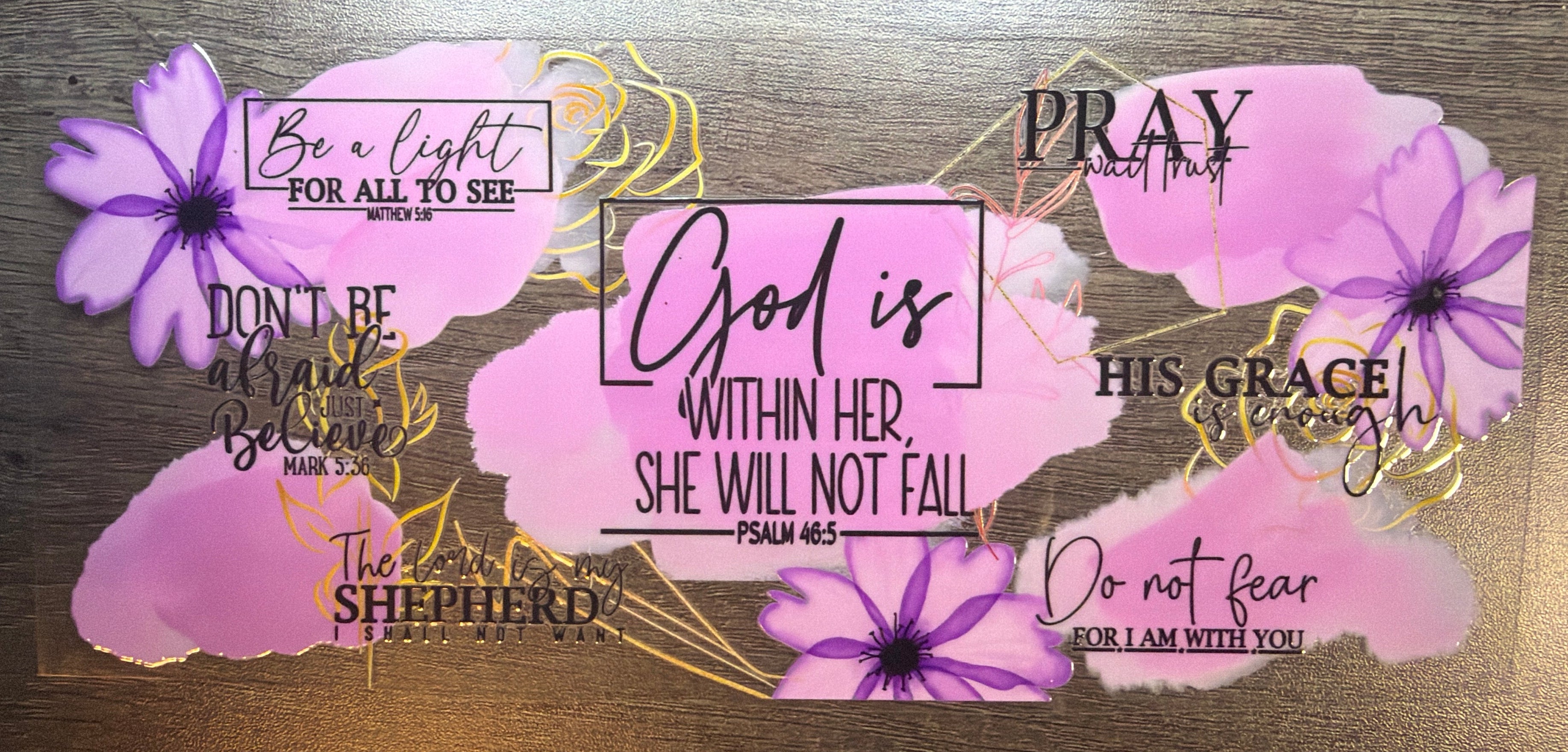 God Is With Her She Will Not Fall UVDTF