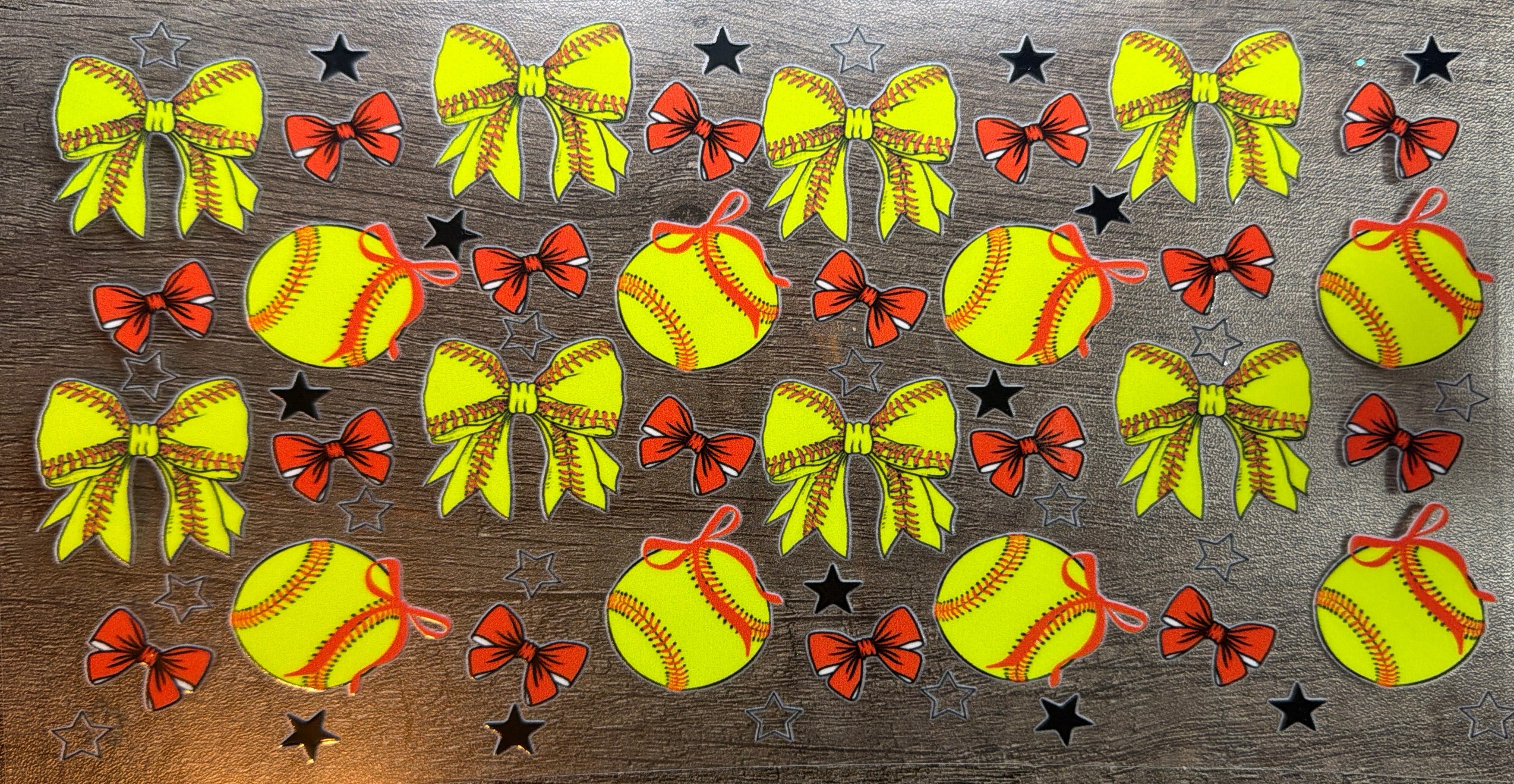 Softballs and Bows UVDTF