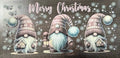 Pink Christmas Gnomes UV DTF