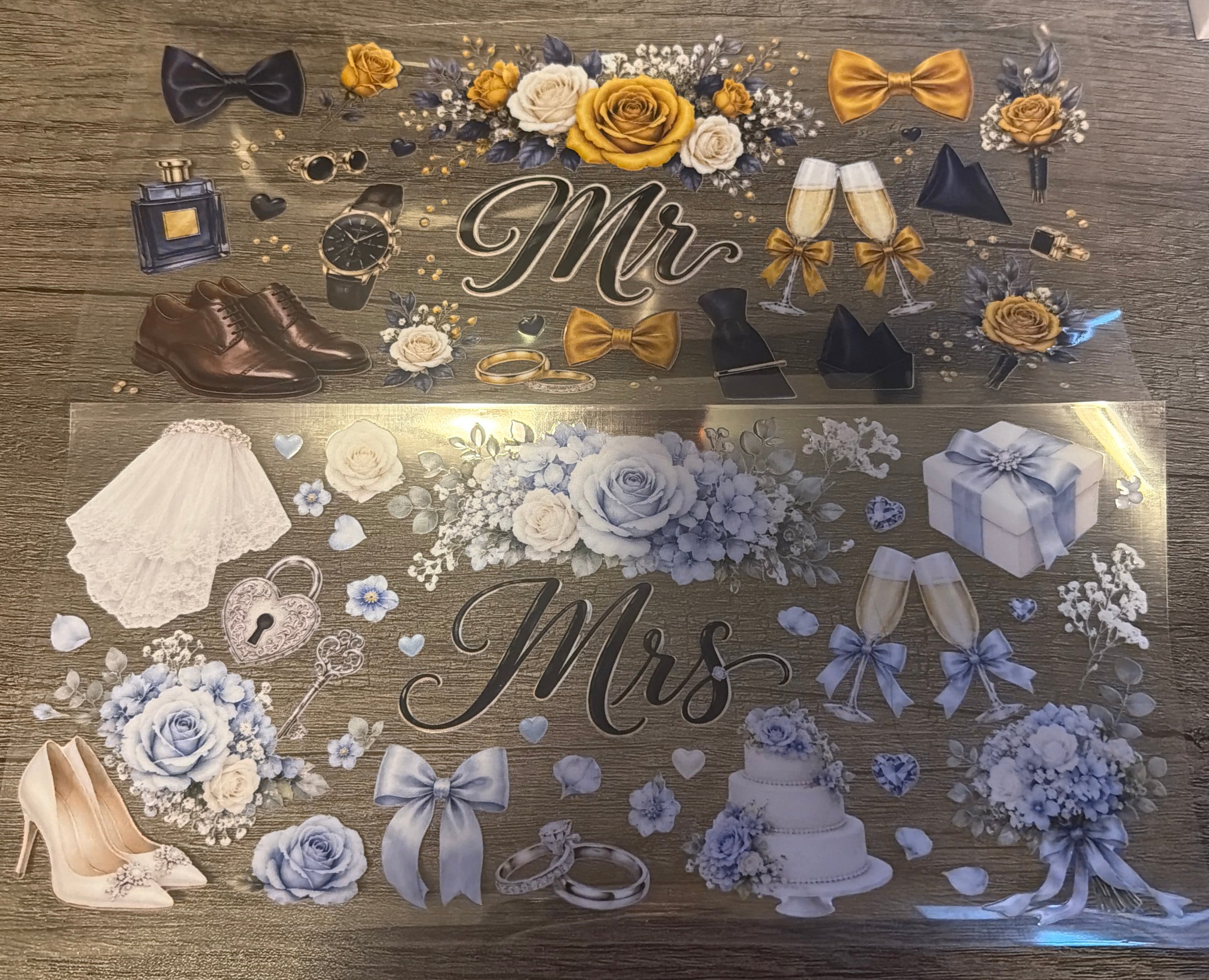 Mr & Mrs Set UVDTF