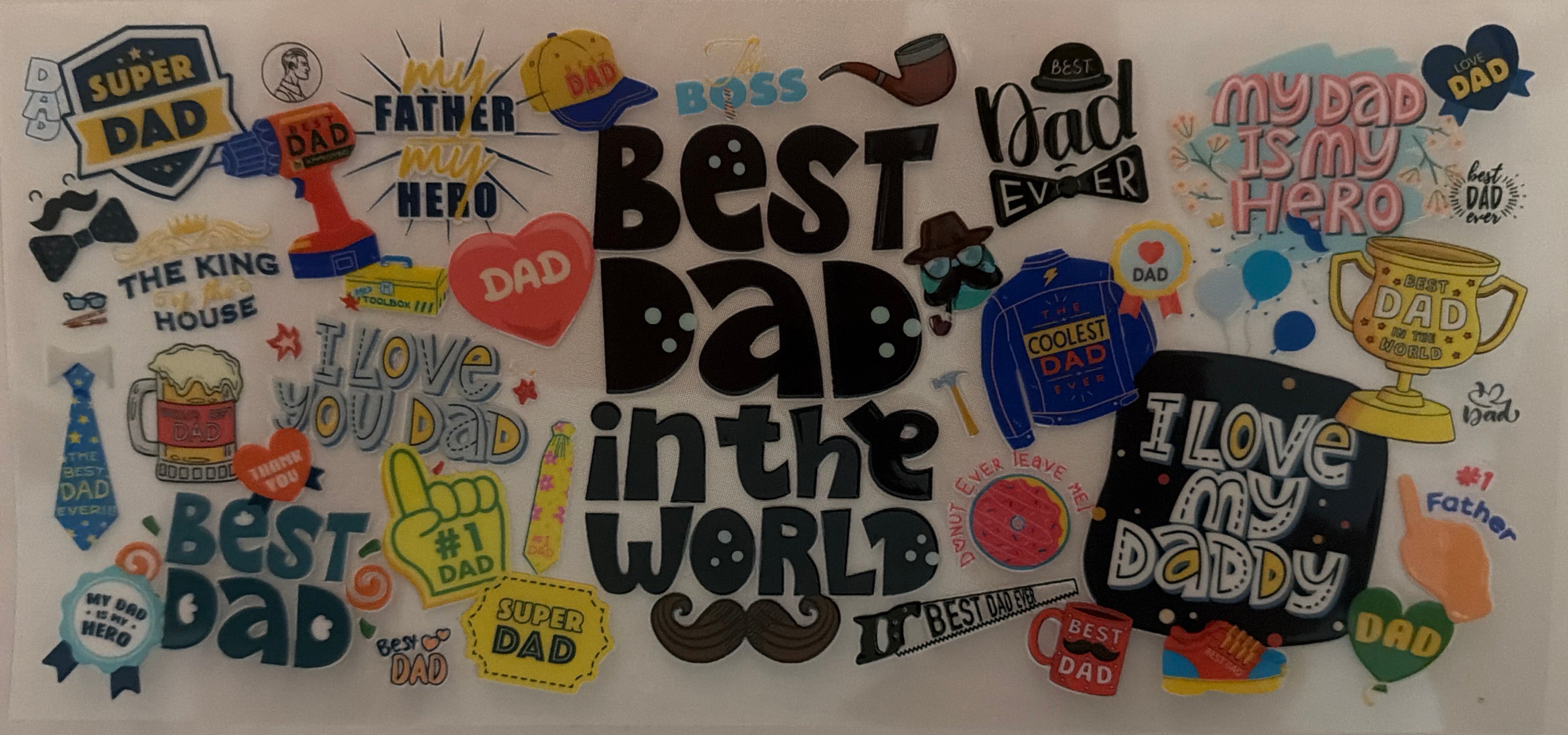 Best Dad in The World UVDTF