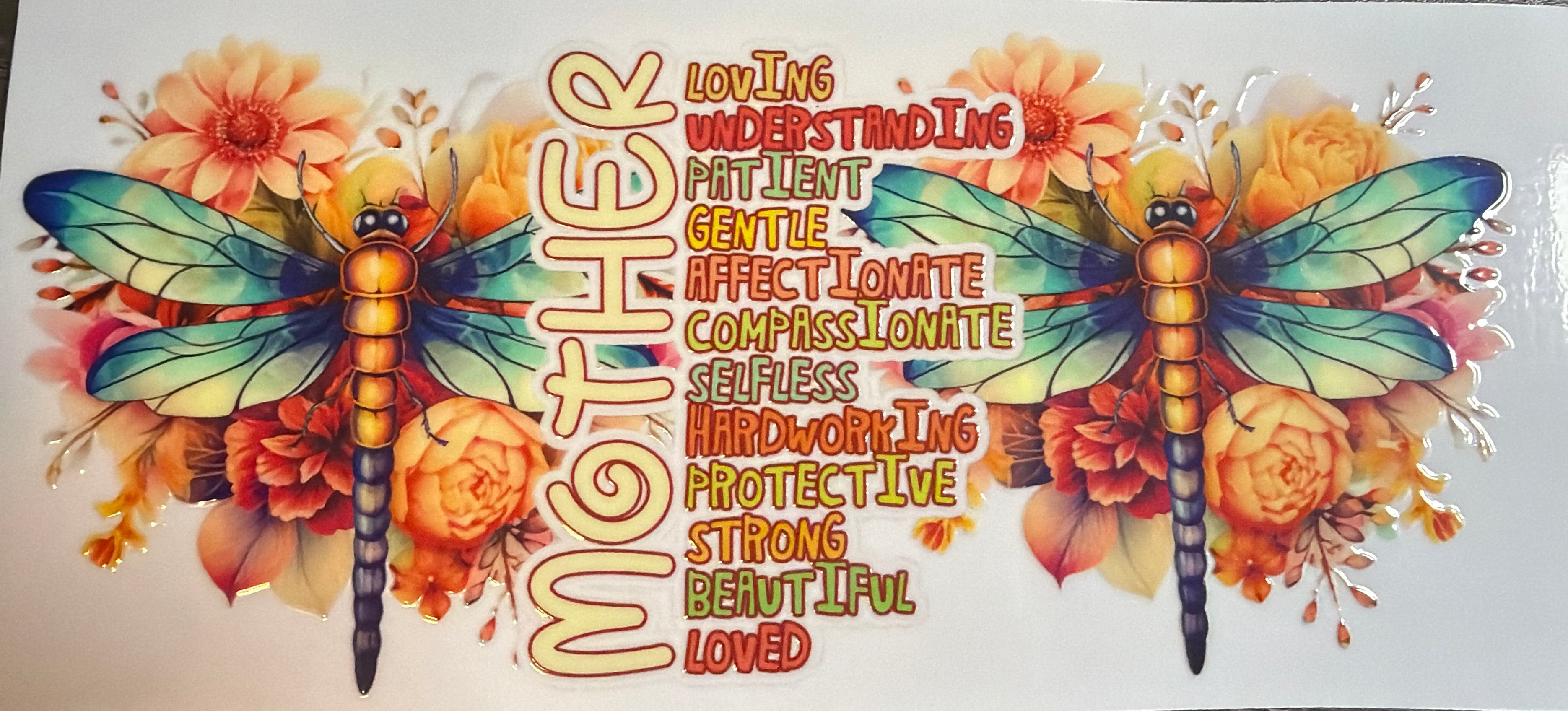 Mother Meaning Dragonfly UVDTF