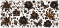 Steampunk Butterflies and Flowers IVDTF