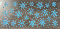 Blue Snowflakes UVDTF