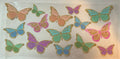 Pastel Glitter Butterflies UVDTF