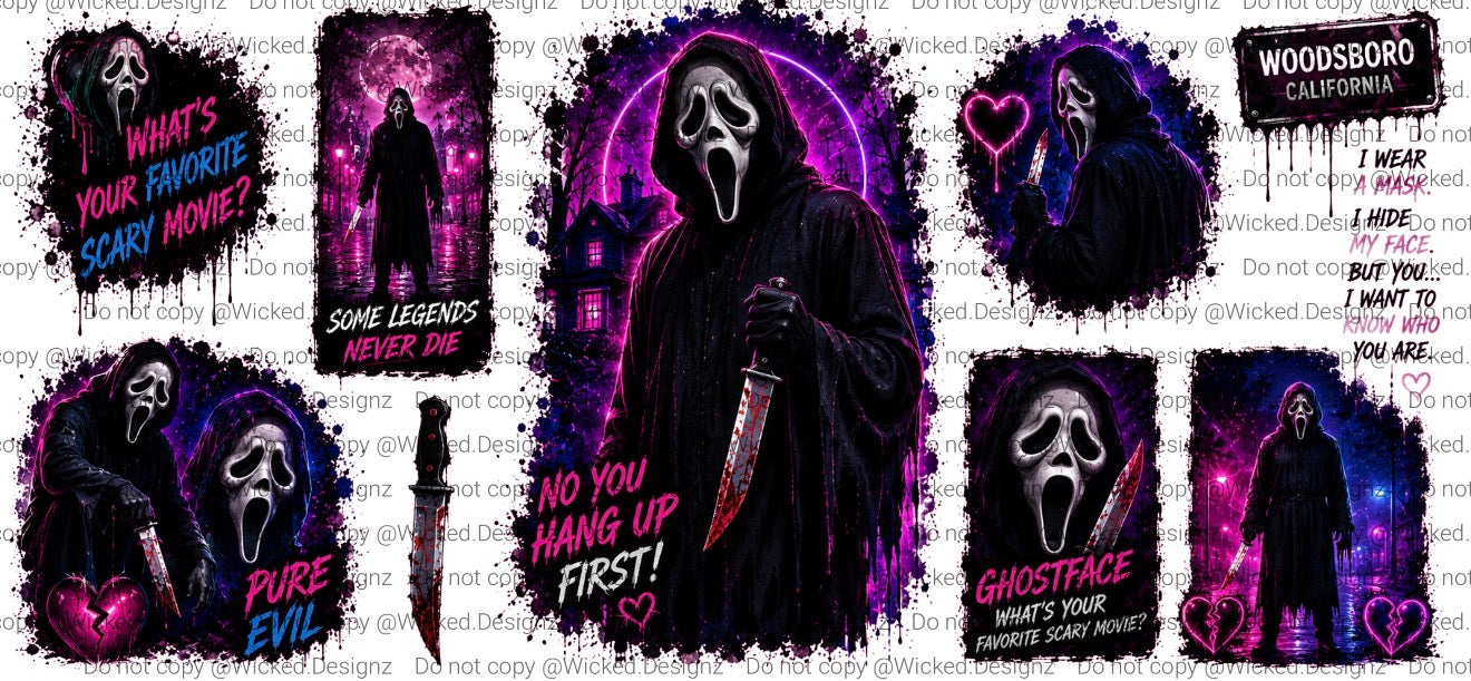 Ghostface No You Hang Up UVDTF￼