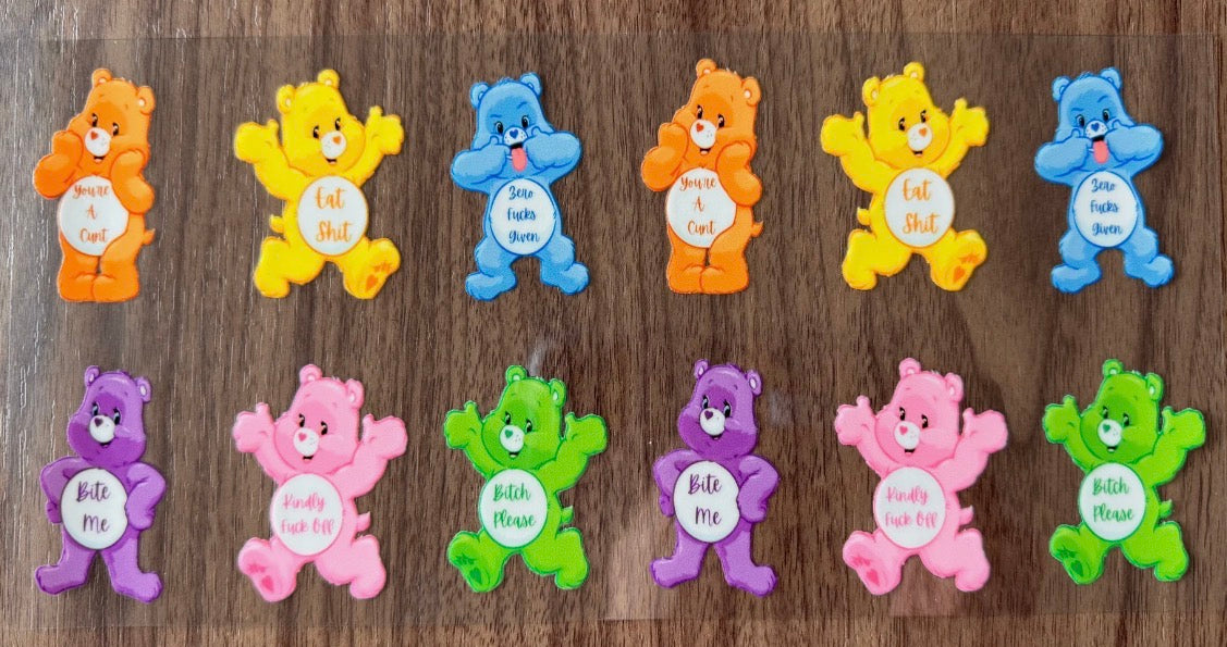 Swear Bears UVDTF