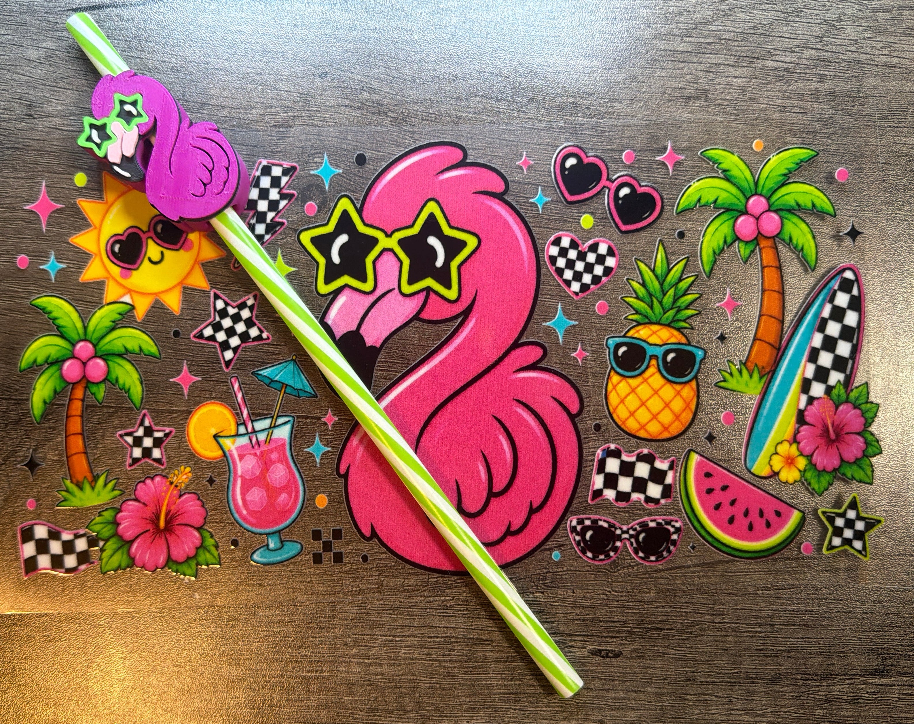 3pc Cool Flamingo Set