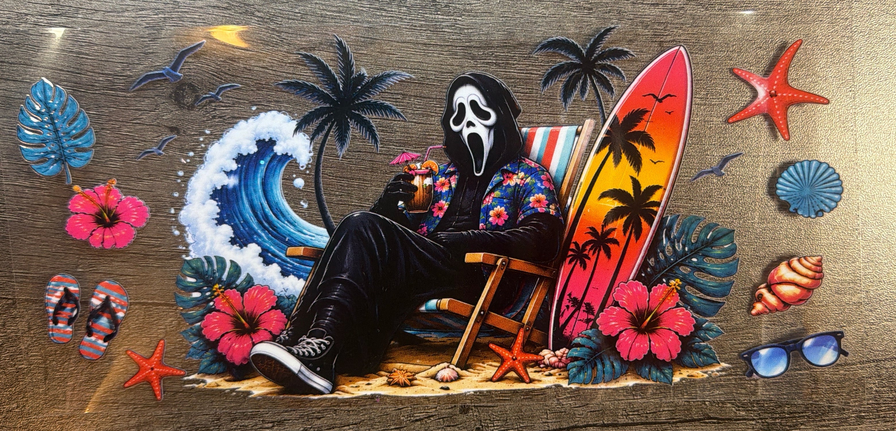 Ghostface On The Beach UVDTF