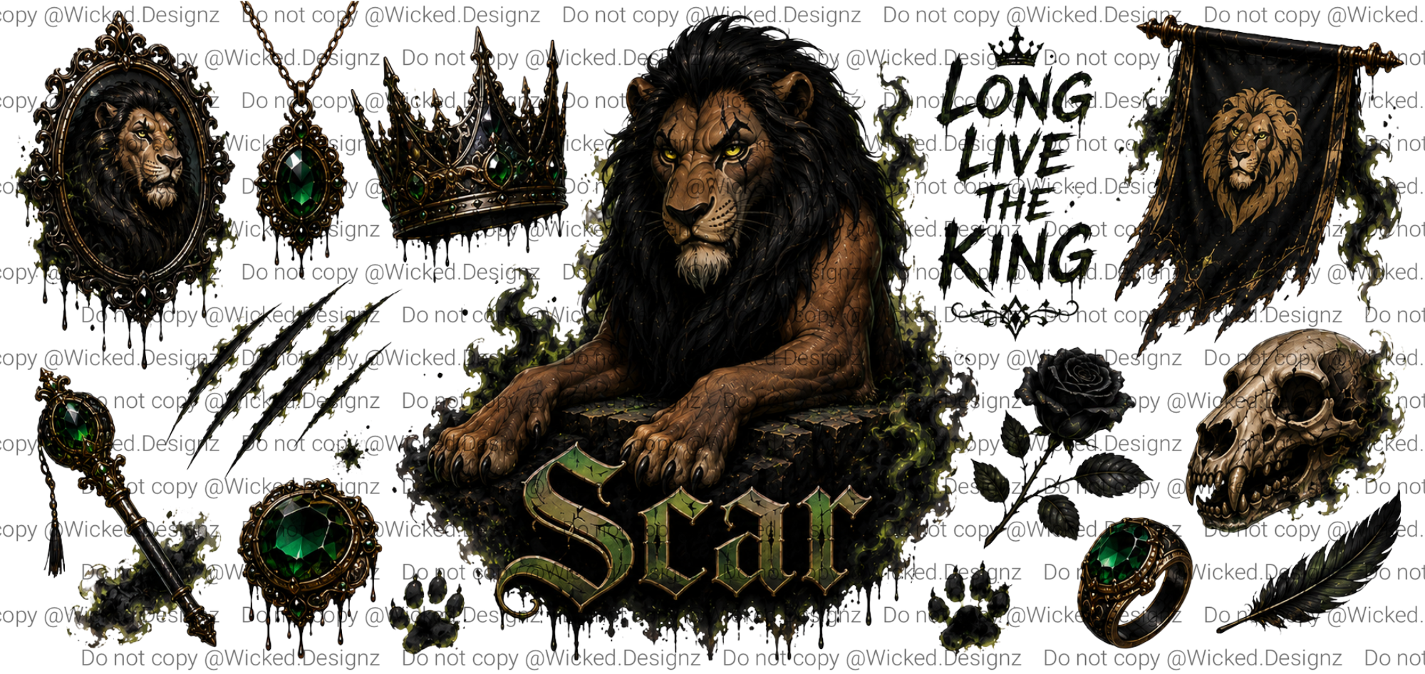 Scar Villain UVDTF