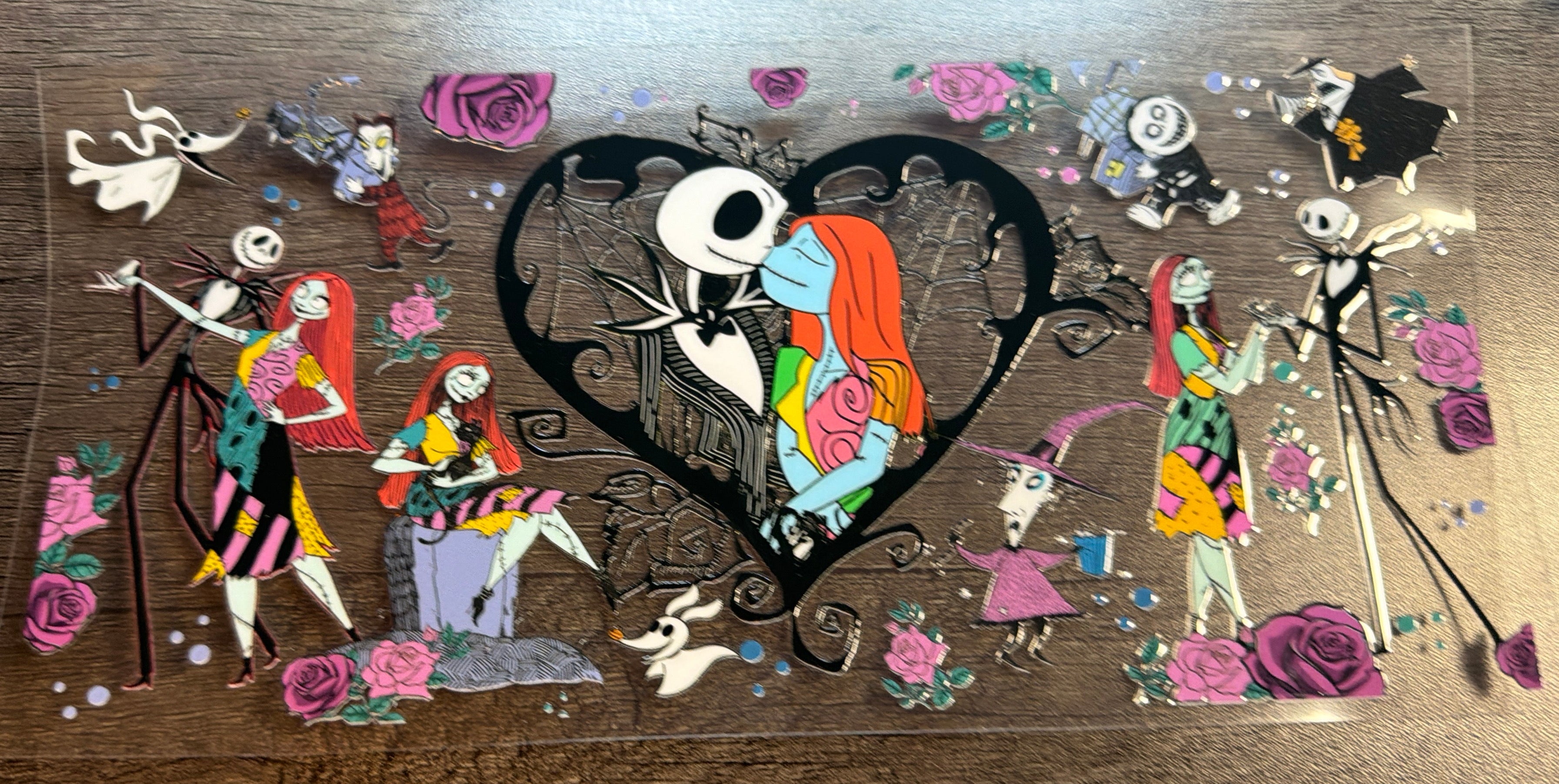 Jack and Sally Heart UVDTF