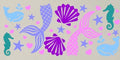 Mermaid Tails UVDTF