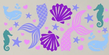 Mermaid Tails UVDTF