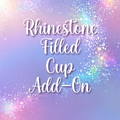 Rhinestone Filled Cup Add-On
