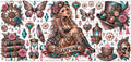 Steampunk Fairy Teal and Pink UVDTF