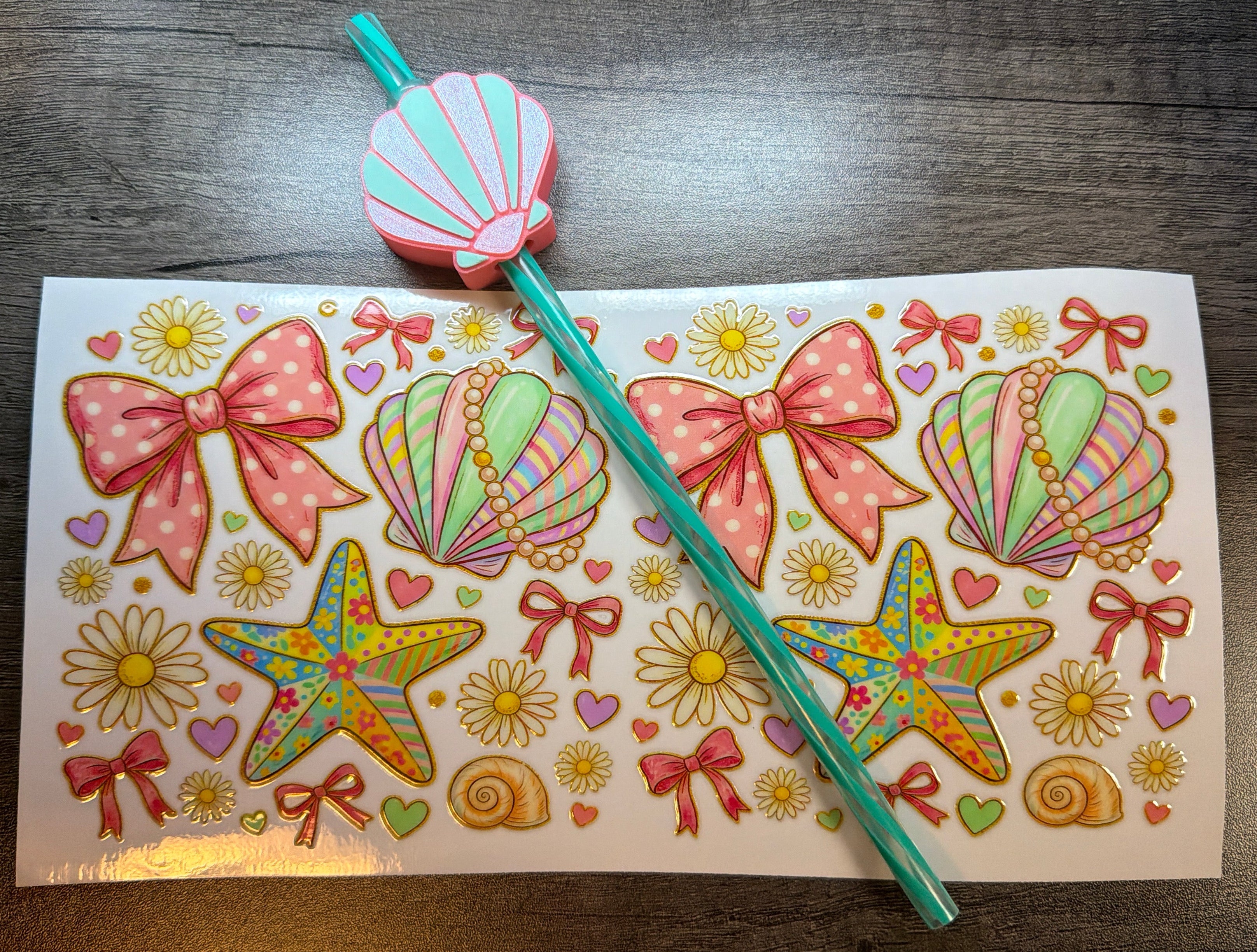 Seashells and Bows Set