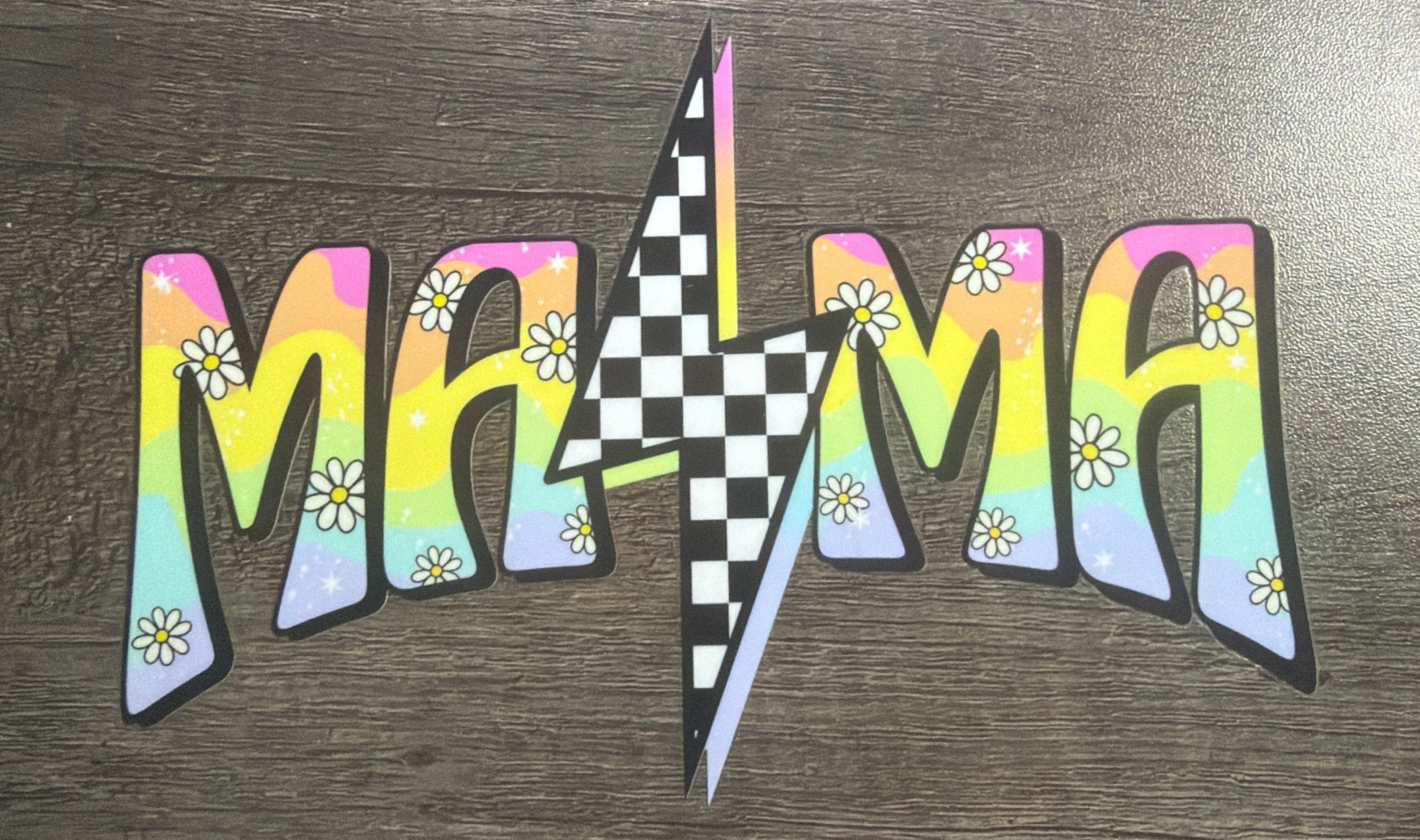 Mama Lightening Bolt UVDTF
