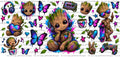 Custom Groot UVDTF