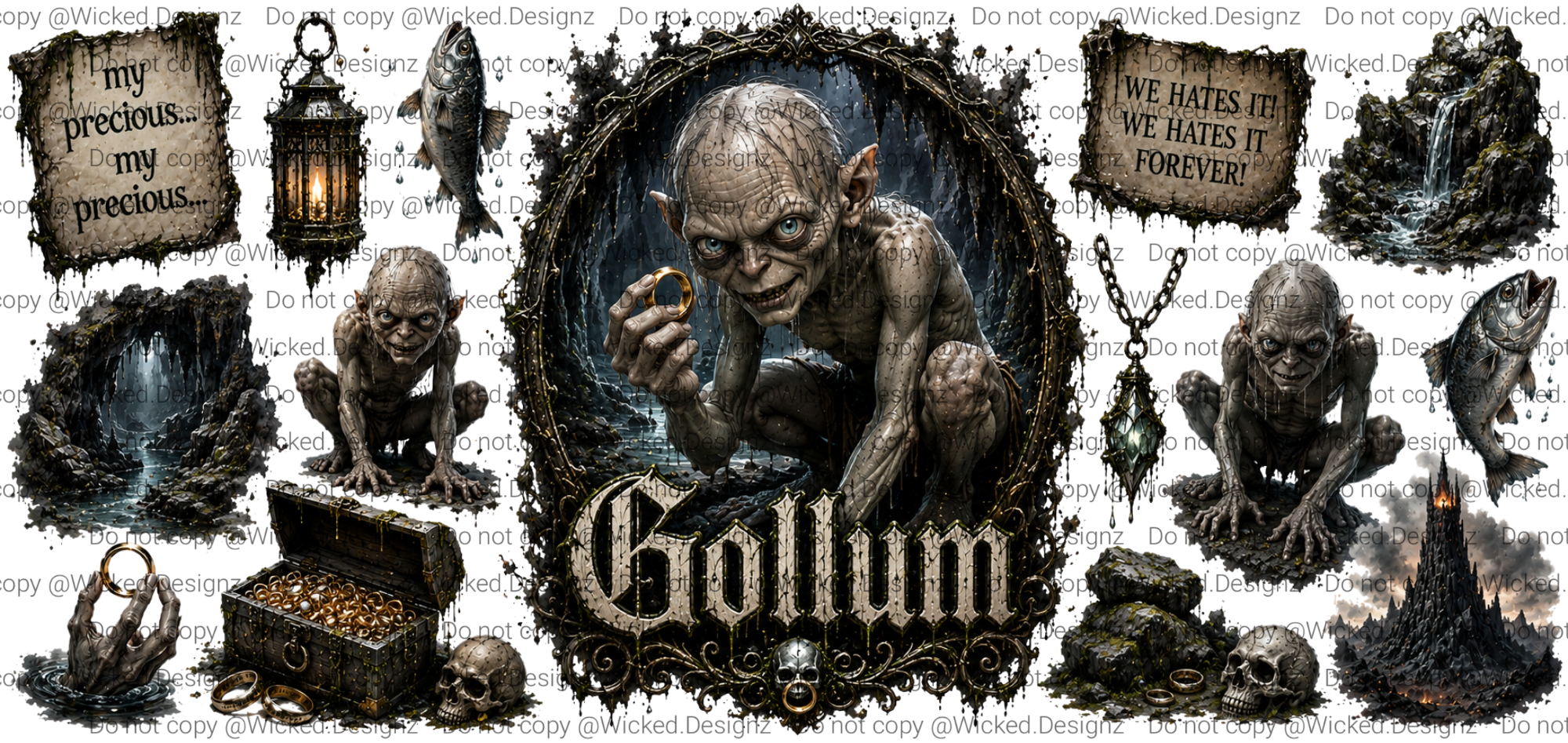 Gollum Villain UVDTF
