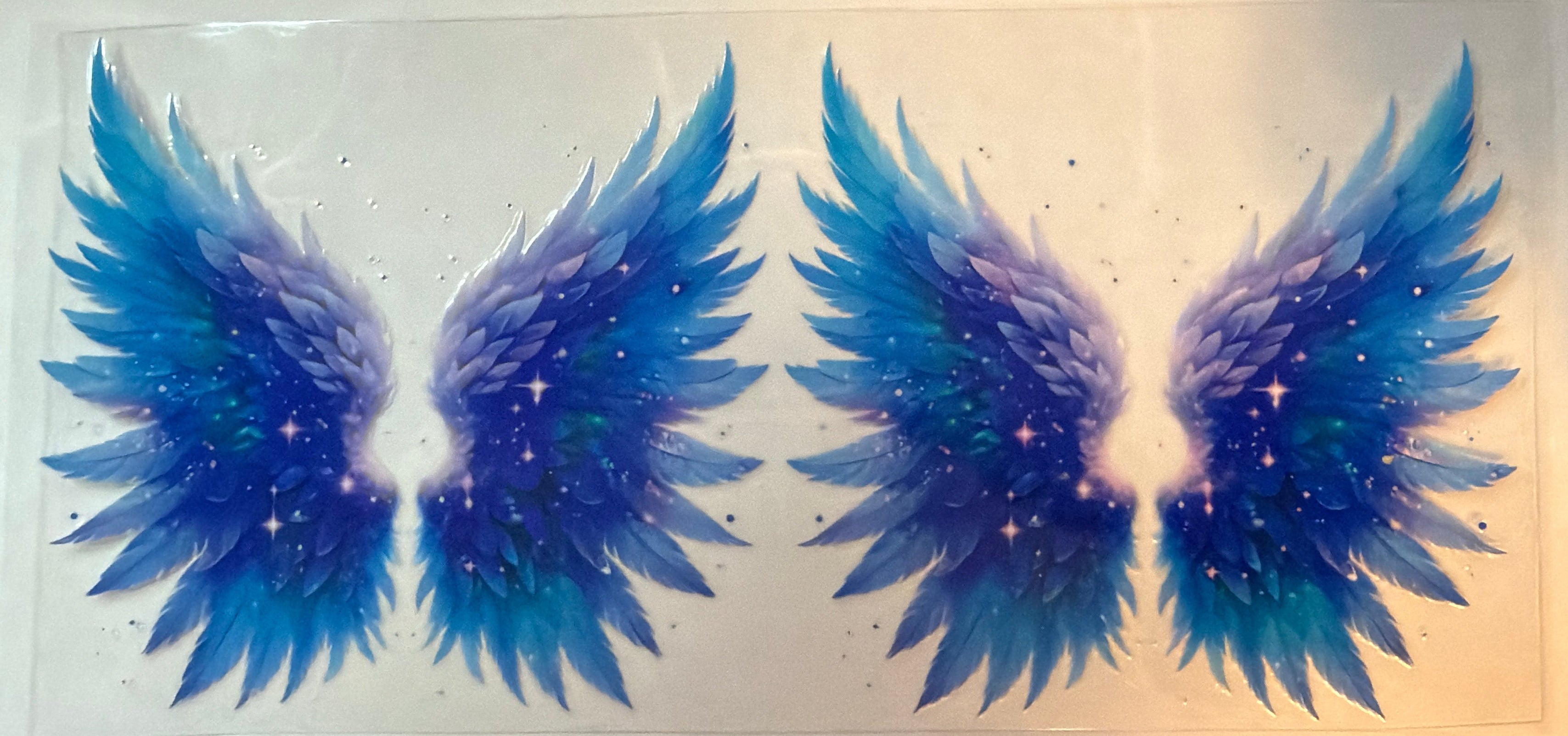 Blue Angel Wings UVDTF