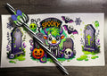 3pc Beetlejuice highland cow Set