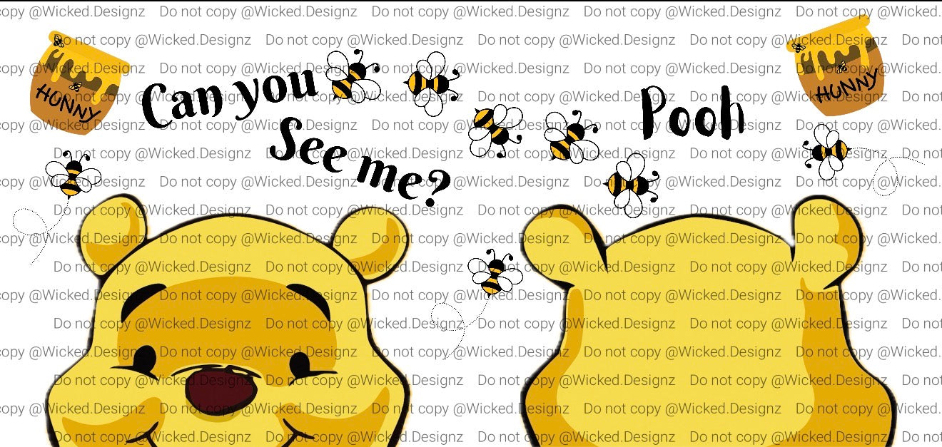 Can You See Me Pooh UVDTF