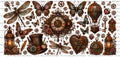 Steampunk Clock Butterflies UVDTF
