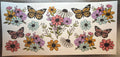 Flowers and Butterflies UVDTF