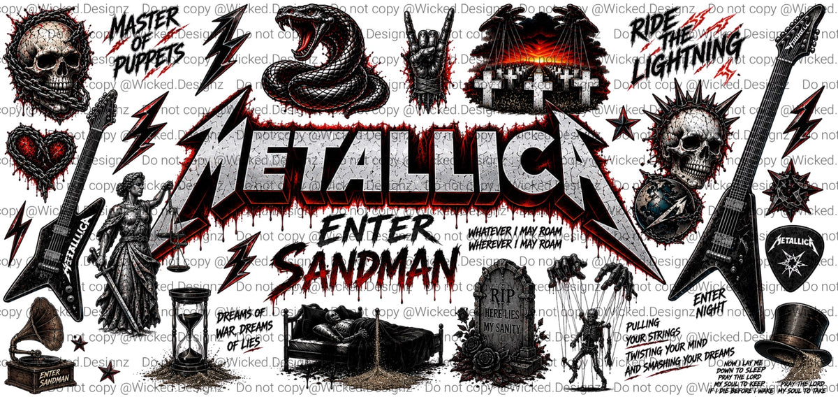 Metallica UVDTF