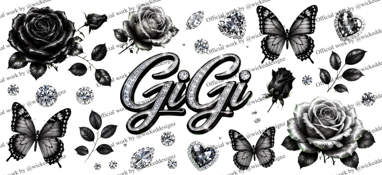 Gigi Black and White UVDTF