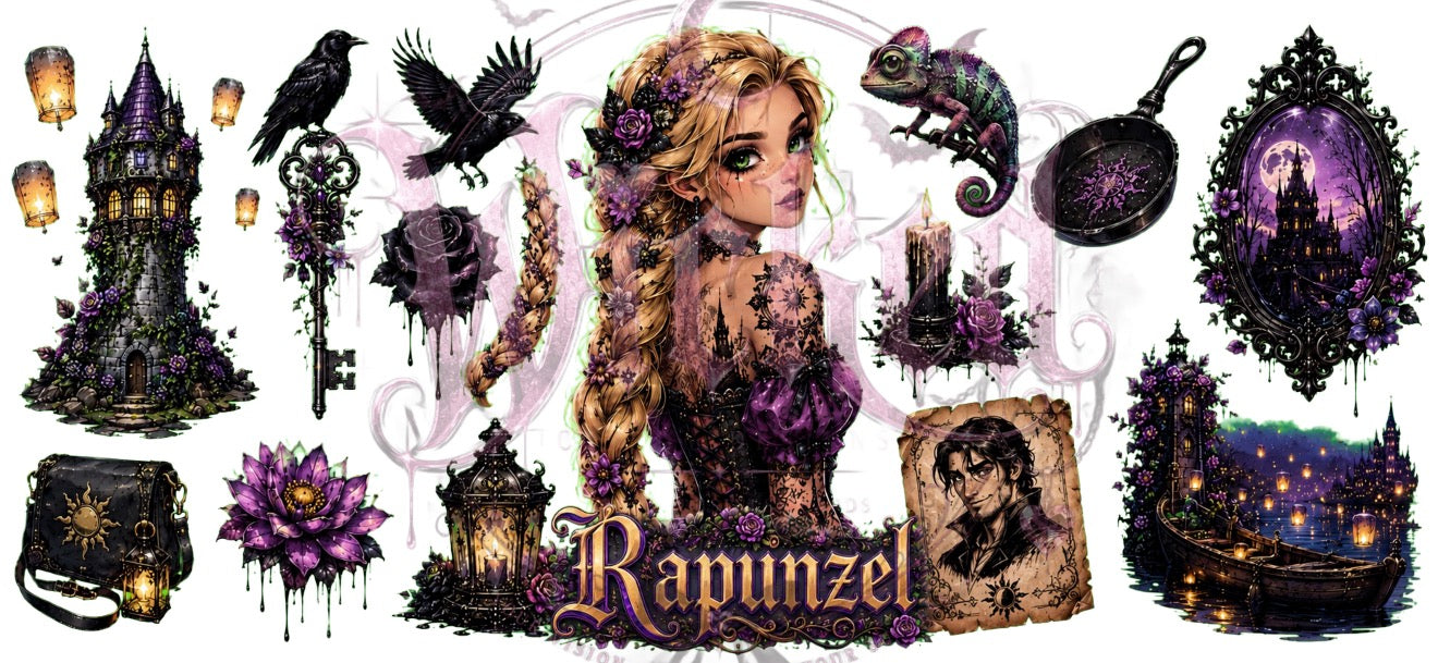 Tatted Rapunzel UVDTF