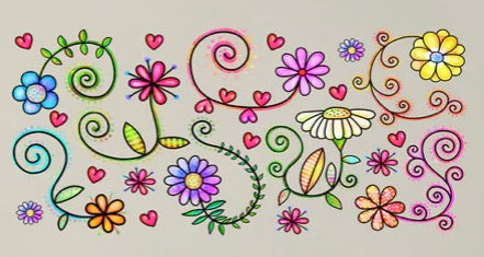 Whimsical Flowers UVDTF