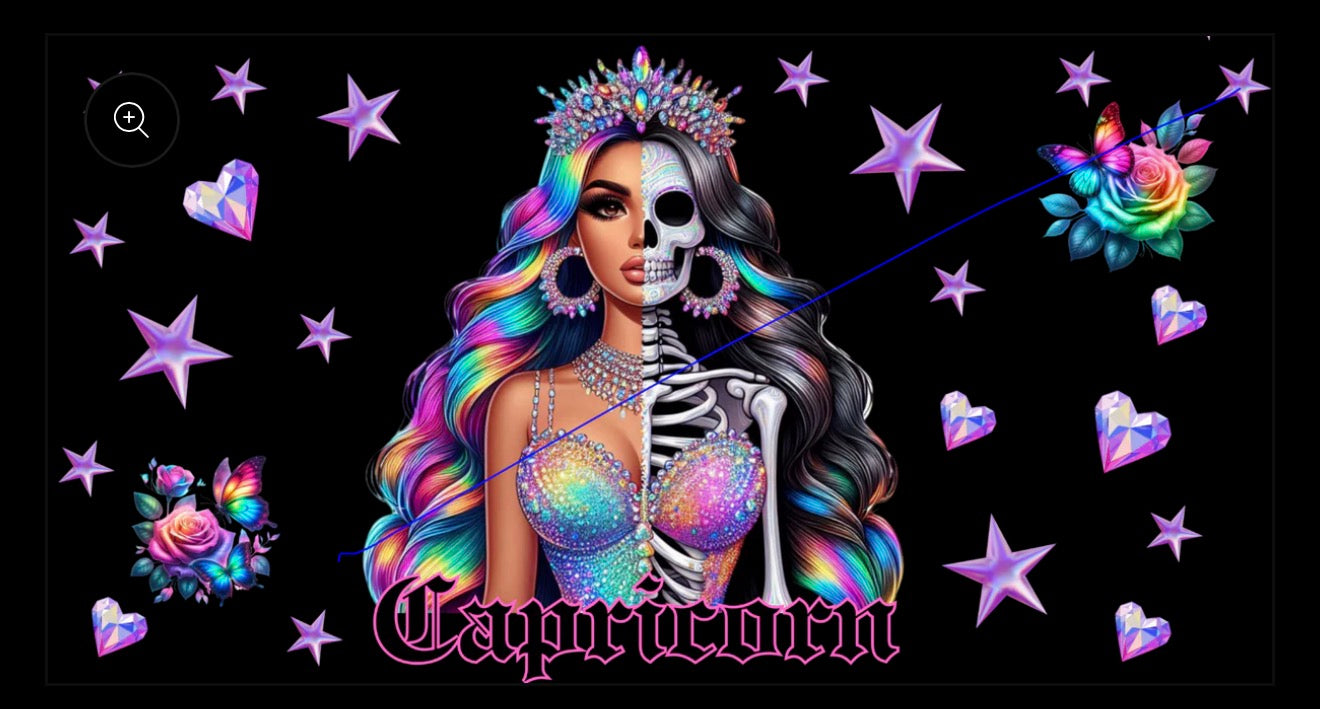 Capricorn Zodiac UVDTF￼