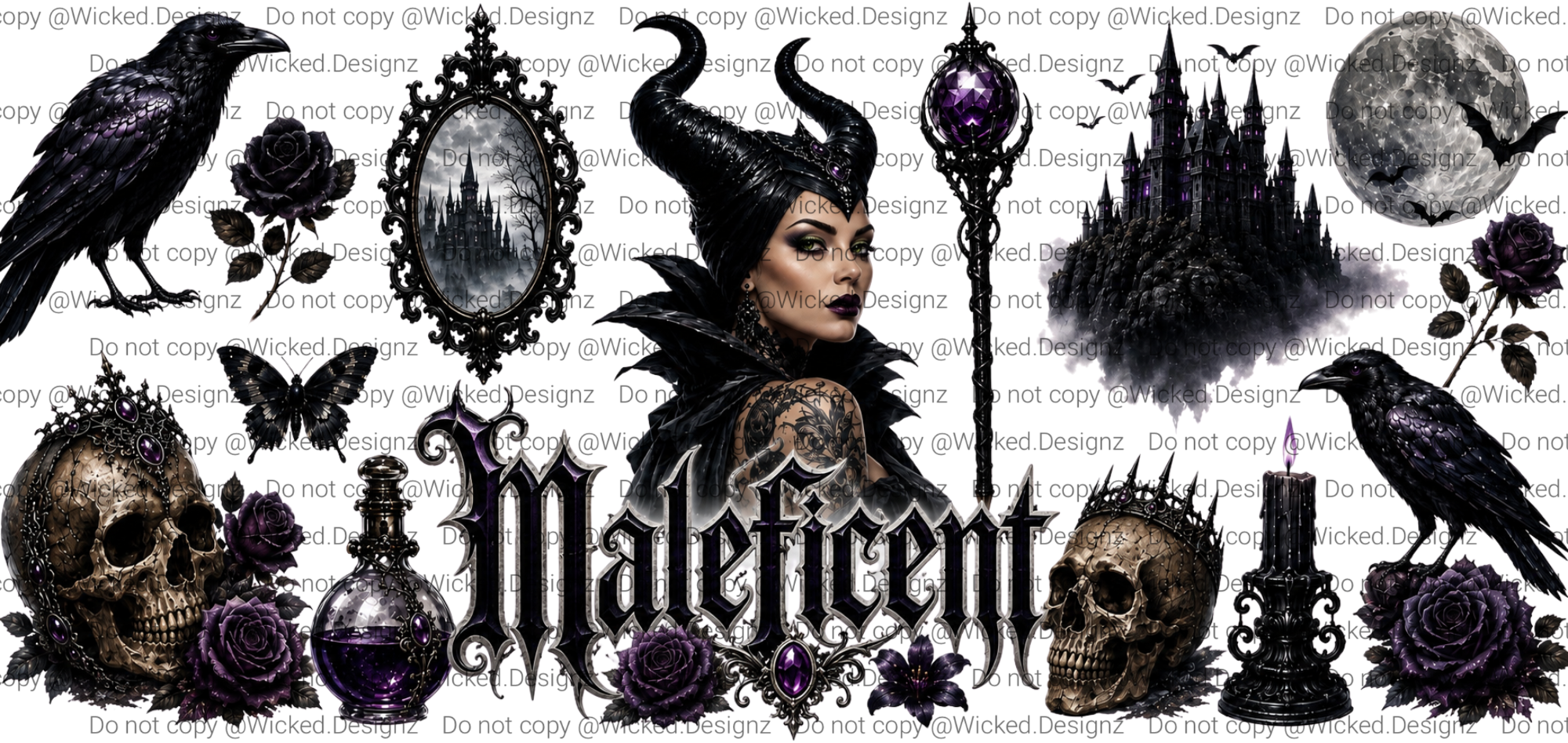 Maleficent UVDTF